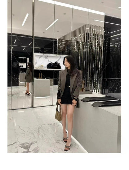 2025 NEW High Quality Luxury Heels Women's Sandals Designer Shoes Rhinestone Square Toe Open Toe Slides Женская Обувь