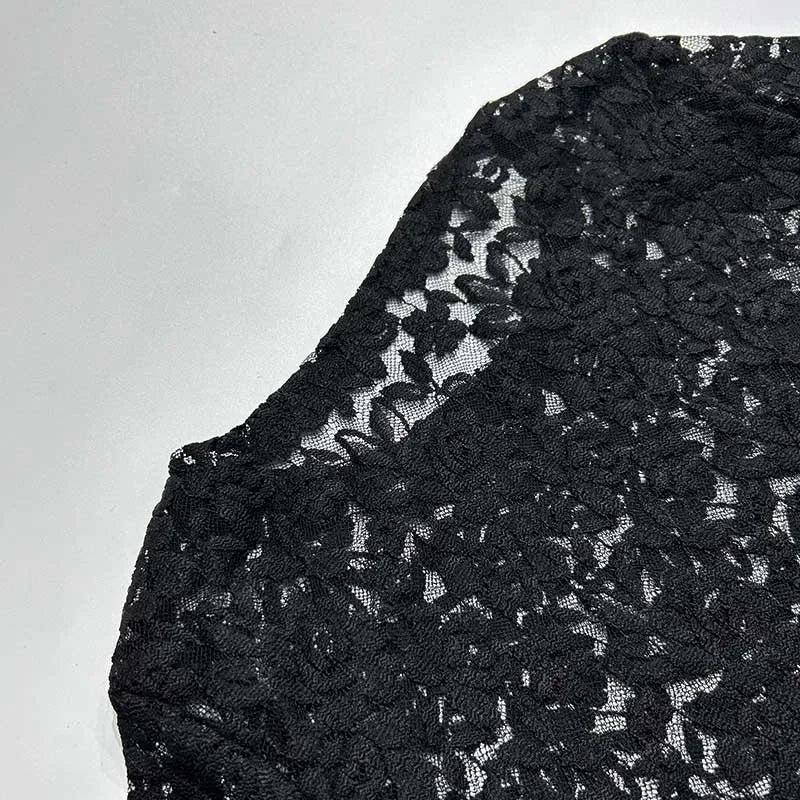 2024 Autumn New Sexy See-through Long Sleeve Dress Amazon Cross-border E-commerce Best-seller Women's Clothing Wholesale