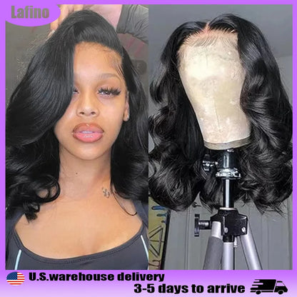Lafino 200% Density Body Wave Lace Front Wig 13x6 13x4 Lace Front Wig Human Hair 4x4 5x5 Hd Lace Closure Wig Loose Body Wave