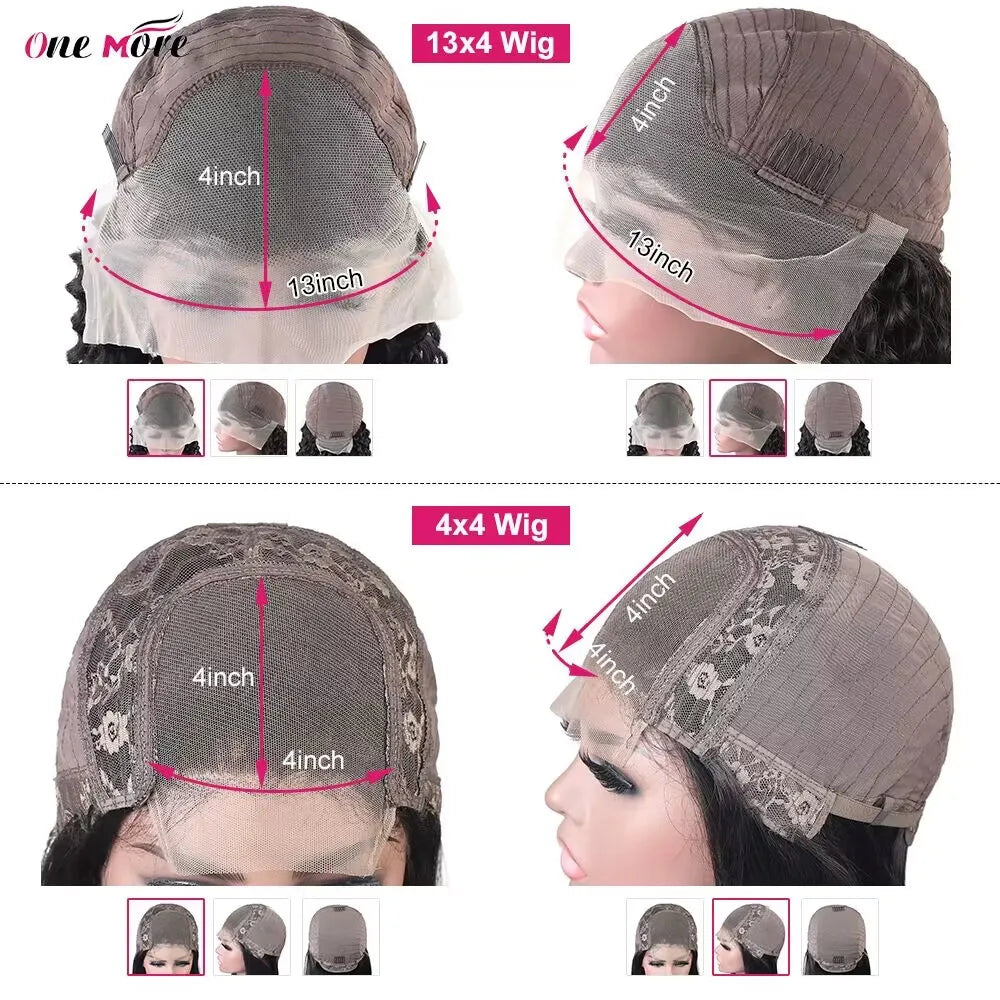 1B 4 30 Ombre Loose Deep Wave Lace Frontal Wig 13x4 Brown Colored Lace Front Human Hair Wigs 250 Density Deep Wave Frontal Wig