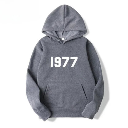 1977 New Fashion Men's and Women's Hoodies Hip Hop Street Brand High Quality Hot Selling Men's and Women's Sports Hoodies