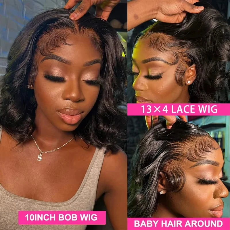 Lafino 200% Density Body Wave Lace Front Wig 13x6 13x4 Lace Front Wig Human Hair 4x4 5x5 Hd Lace Closure Wig Loose Body Wave