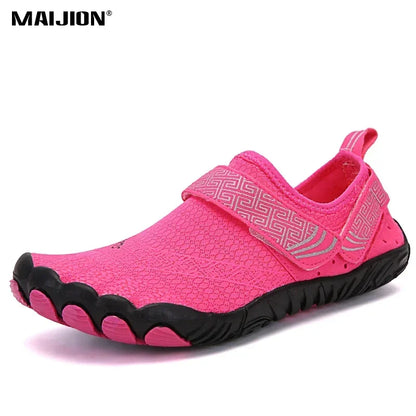Men Women Elastic Beach Barefoot Seaside Aqua Shoe Quick-Dry Breathable Surf Wading Shoe Non Slip Upstream Swimming Water Shoe