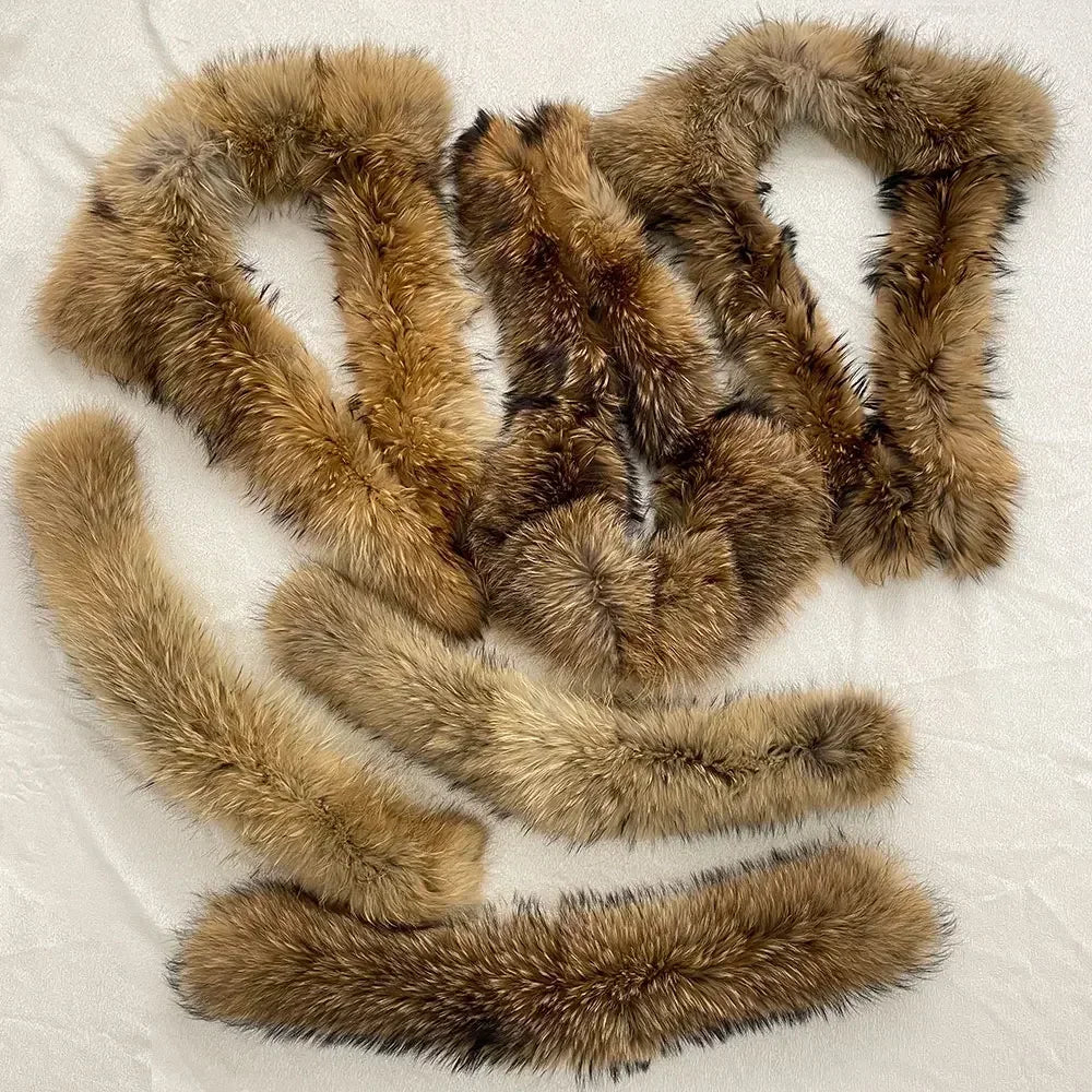 Real Fox Fur Coat Winter Jacket Women O-neck Thick Fashion 2025 & 2026 Natural Fox Fur Raccoon Outerwear Warm Luxury Female Plus Size