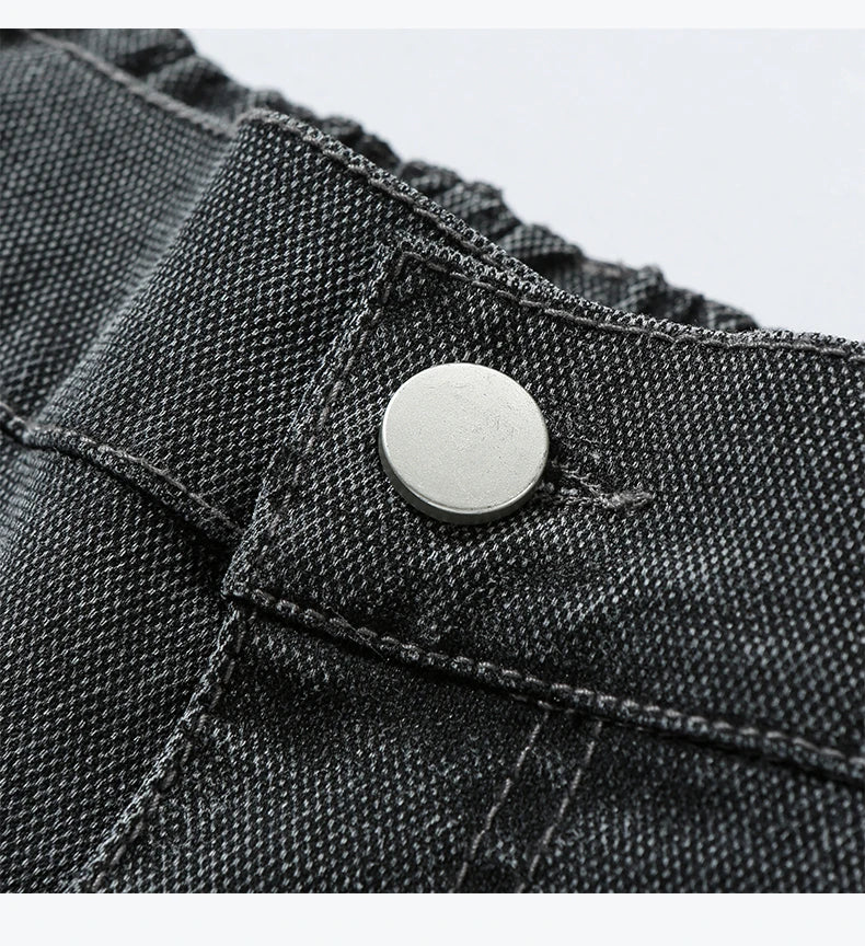 2025ss Autumn 190cm Big Tall Men Stretch Pants Extra Long Length 115cm Pants Large Size Straight-leg Jeans Sports Leisure Clothi