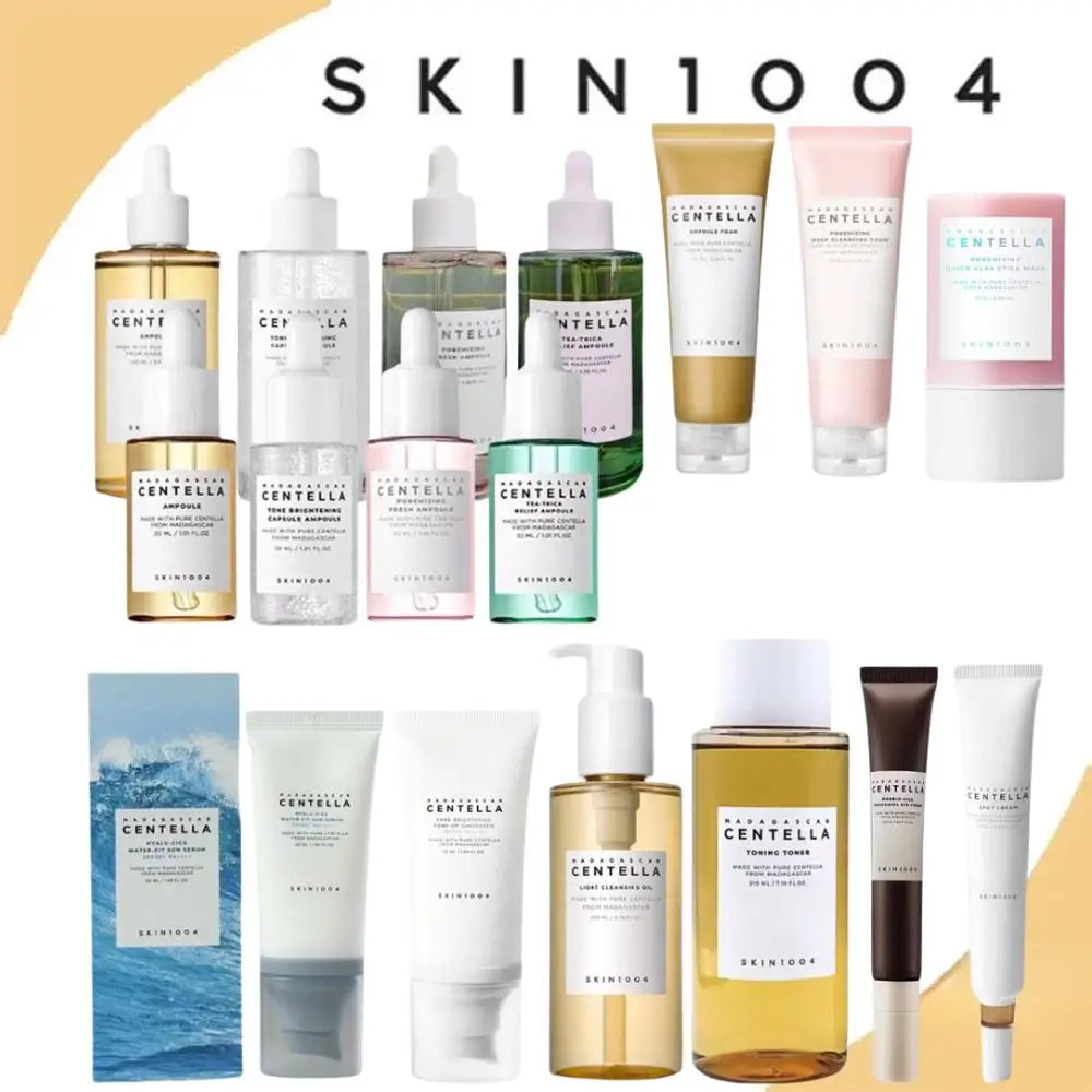 Centella Asiatica Serum Korean Centella Deep Cleansing Foam Toner Moisturizing Brightening Shrink Pores Skin1004 Skin Care