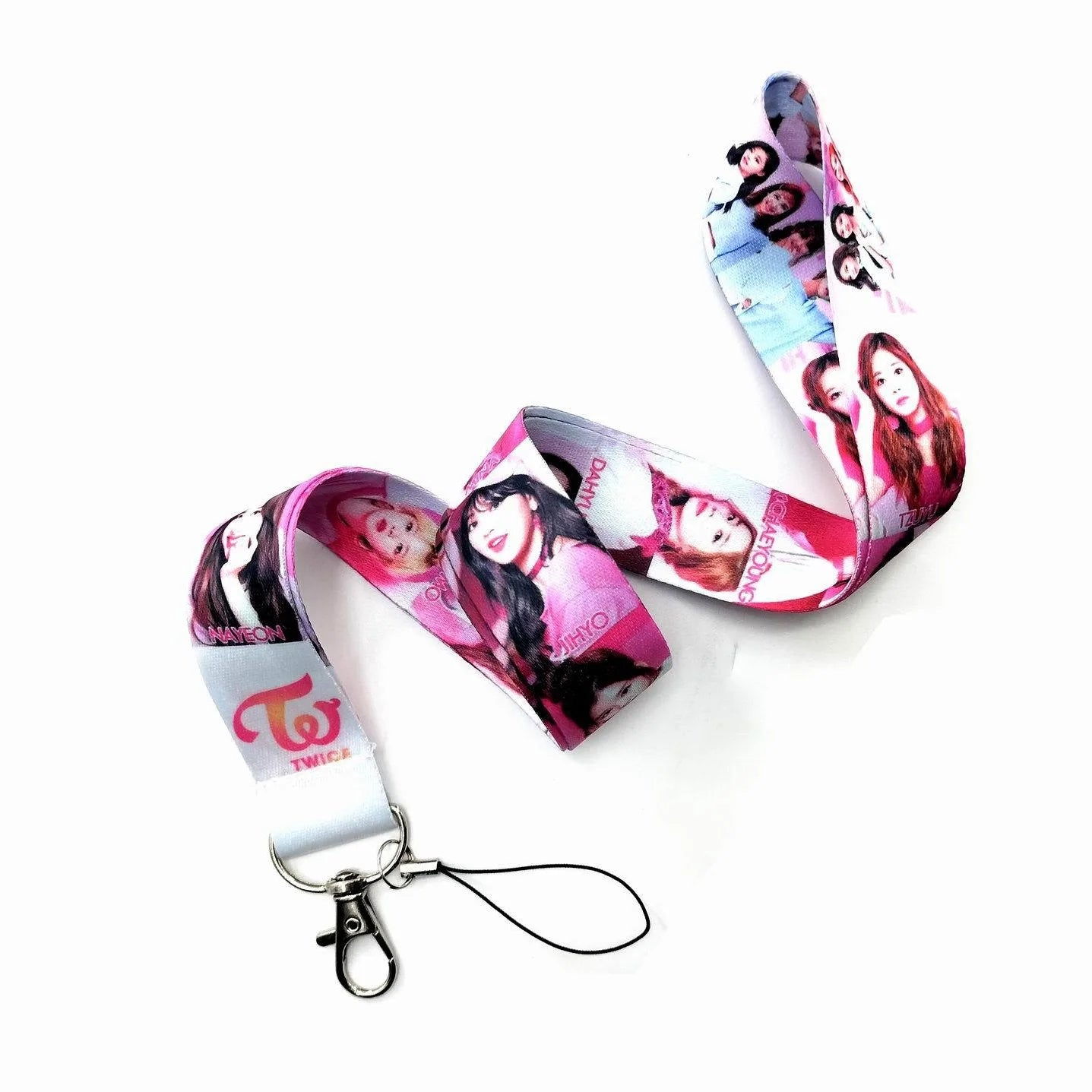 Twice Key Lanyard ID Badge Holders Animal Phone Neck Straps with Keyring Phone Accessories