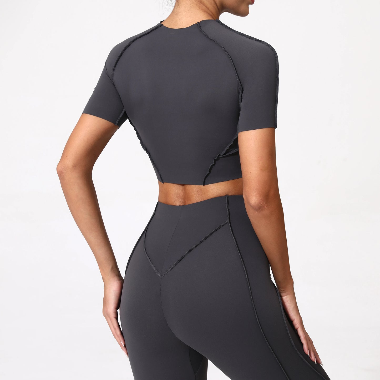 Women Yoga Top No Padded Sport T Shirts Fitness Clothes Short Sleeve Yoga Shirt Gym Top Running Active Wear Sport Tops