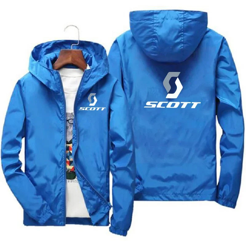 2025 Men's sportswear, SCOTT commuter jacket, warm jacket, zipper sportswear, new autumn and winter sportswearg