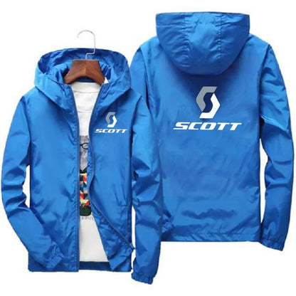 2025 Men's sportswear, SCOTT commuter jacket, warm jacket, zipper sportswear, new autumn and winter sportswearg