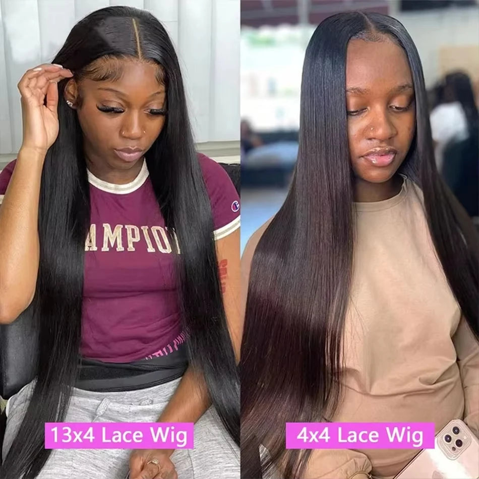30 40 Inch Glueless Wigs Bone Straight 13x4 Lace Front Wig 13x6 HD Lace Frontal Wigs 5x5 Black Closure Brazilian 100% Human Hair