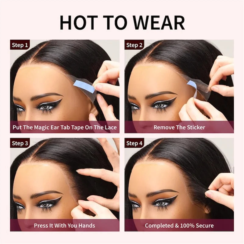 Beautyforever 3D Body Wave Bye Bye Knots Glueless Wig Human Hair Ready to Wear Lace Front Wig 100% Raw Human Hair Wig Drawstring