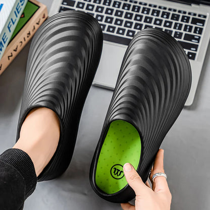 Waterproof Anti-skid Oil Proof Chef Kitchen Shoes Soft Working Footwear Without Steel Cap Clogs Garden Beach Shoes Summer