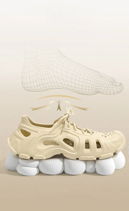 Super Cool Beach Sandals Comfortable Thick EVA Soles Antislip Outdoor Slippers Fashion Slides Street Normal Style Shoes