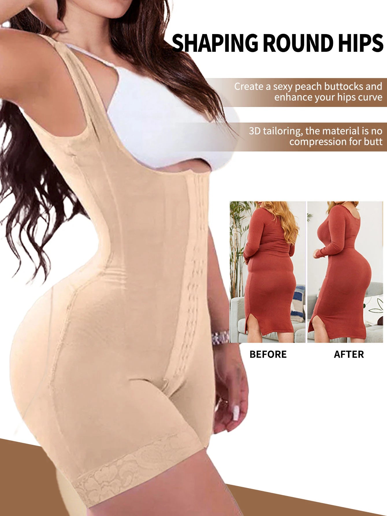 Women Full Body Shaper Fajas Colombianas Post Surgery Shapers Binders Waist Trainer Butt Lifter Shapewear Bbl Compression Girdle