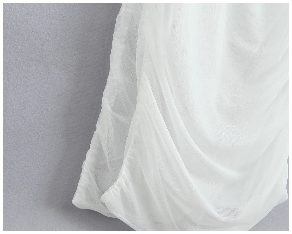 Womens Dress Mesh Ruched Slim Fit Long Spaghetti Strap Elegant Dress Must Have For Elegant Parties And Evening Banquets