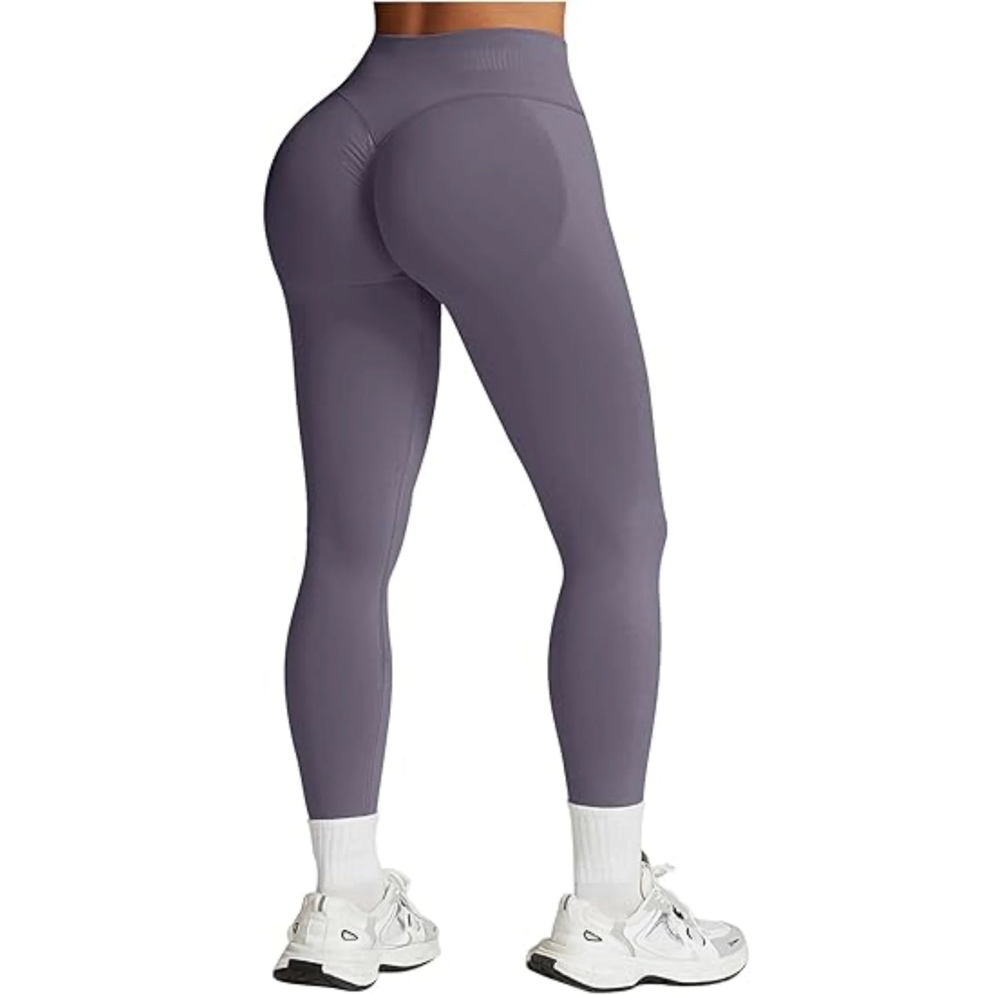 Summer Women Three Waist Gym Yoga Pants High Waist Peach Buttocks Solid Color Tight Fitting Sports Leggings Yoga Exercise Pants