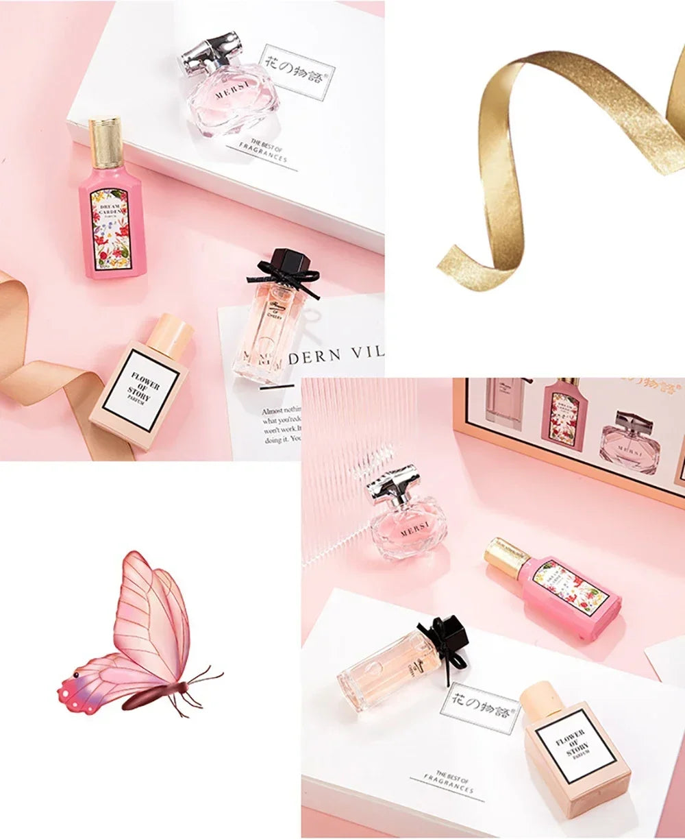 Floral Scent Gift Box 110ml Four Piece Set Women Духи Fragrance Perfume Balminess Pheromone Eau De Parfum Floral Scent Toilette