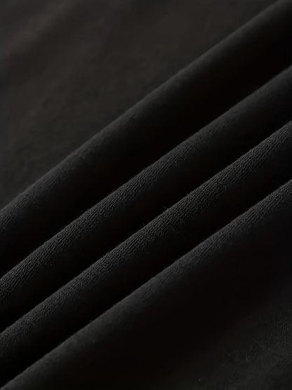 Women's Summer Loose Abstract Face Print Round Neck Short Sleeve Pocket Comfortable Casual Plus Size Dress