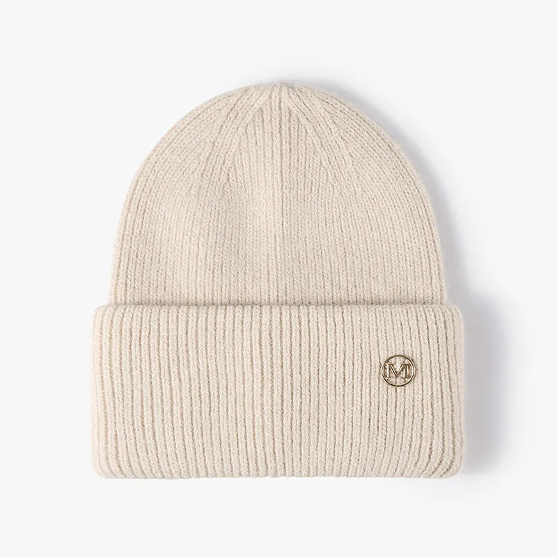 Women Winter Hat Real Rabbit Fur Winter Hats For Women Fashion Warm Beanie Hats Women Solid Adult Cover Head Cap