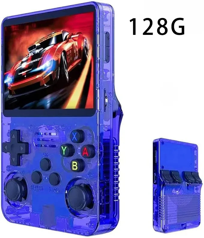 R36S Classic Retro Game Console with ARKOS System Video Games Single Card Portable Hand-held Gaming Console Kids Gift 3.5 Inch