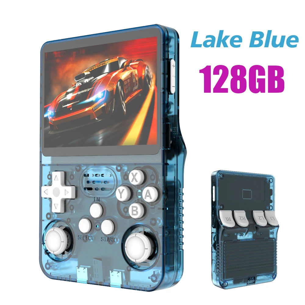 BOYHOM 256G/128G/64G R36S ARKOS 2.0 Retro Handheld Game Console 3.5'' IPS screen,Portable Pocket Game Player for  children gift