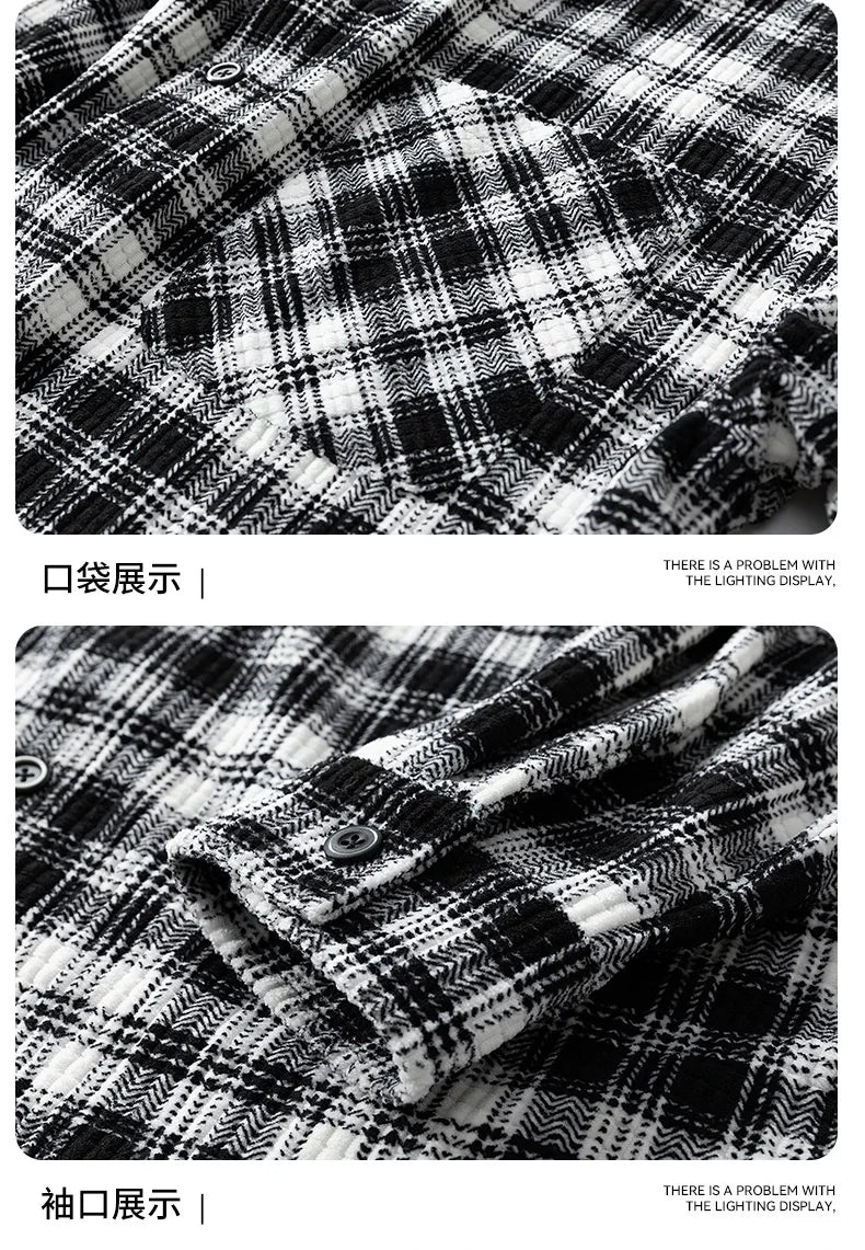 Jacket Mens Spring autumn New men jacket Flip collar stripes Jackets Youth casual coat Men's business coats Size M-4XL 5XL 6XL 7