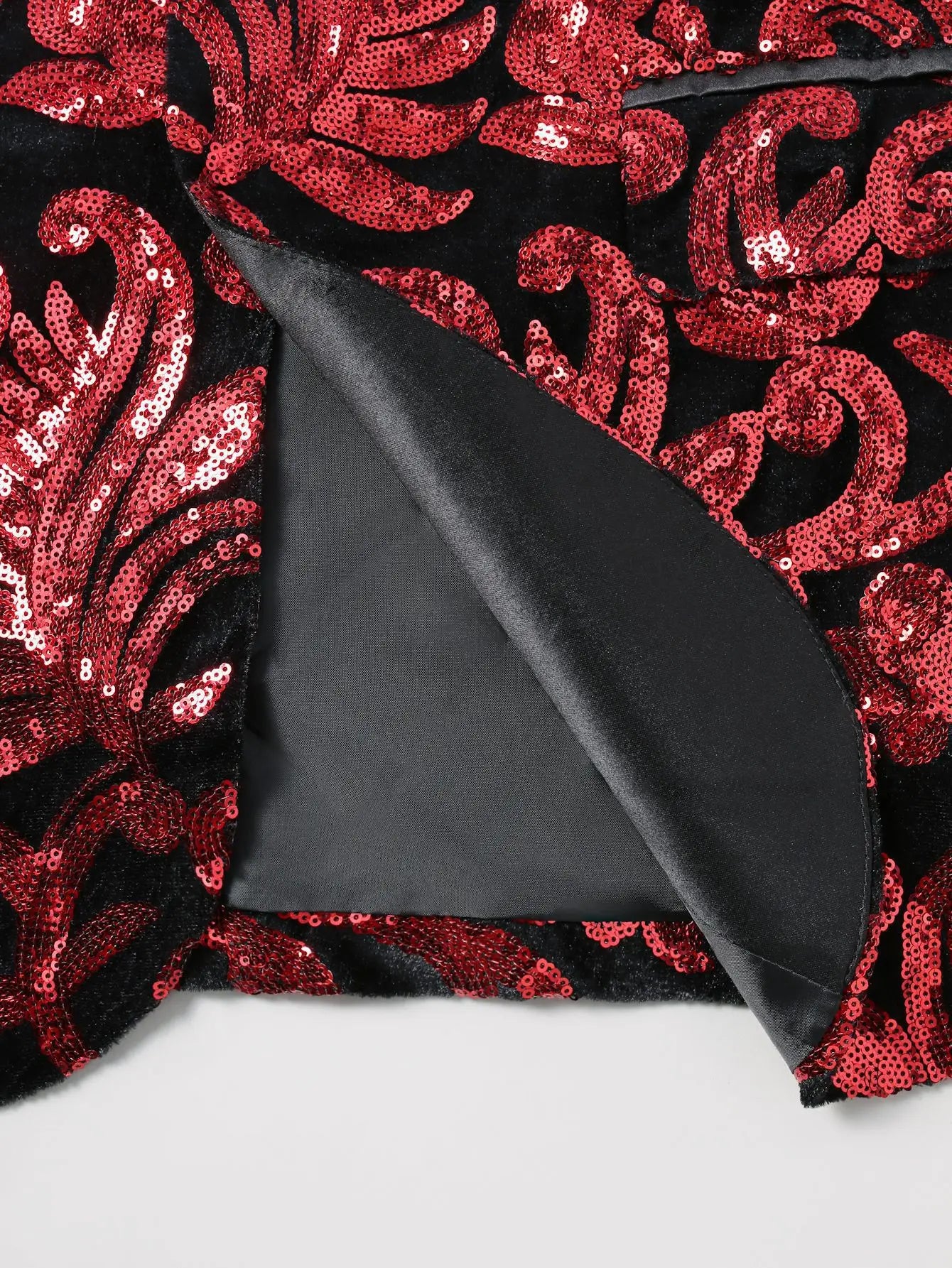 Shiny Sequin Embellished Single Button Stage Performance Outerwear in Blue Gold Green Purple Options for Men's Red Suit Jacket