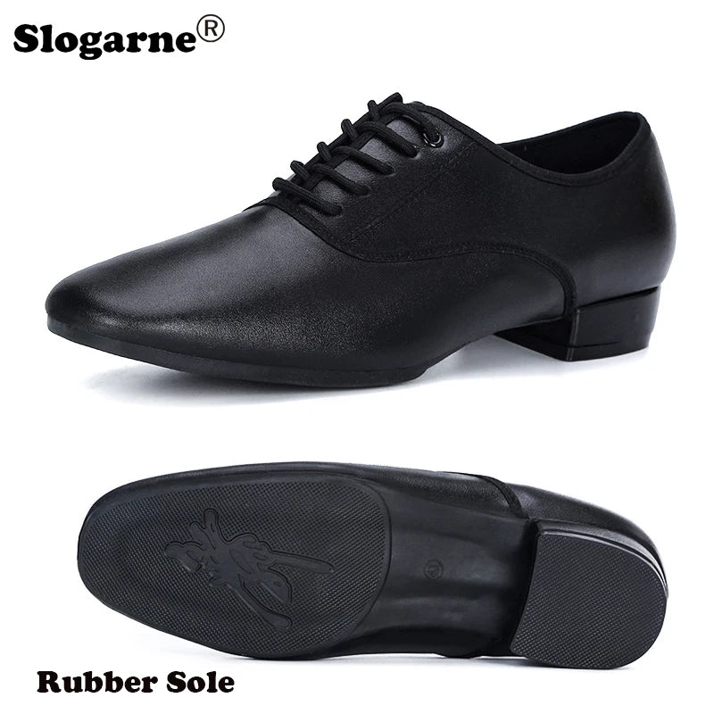 New Modern Dance Shoes Men Soft Suede Sole Latin Shoes Large Size Male Jazz Waltz Tango Ballroom Dance Shoes Man Dance Foot Wear