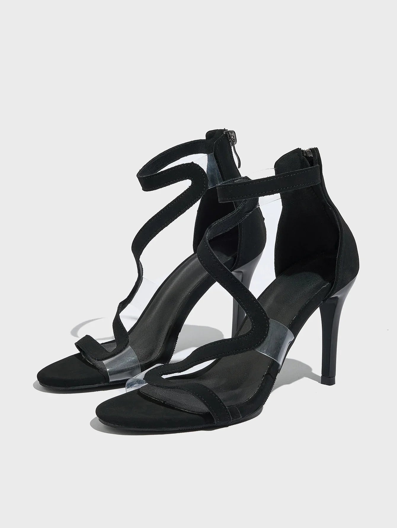 High-heeled Sandals, Women's Slim Heel Strap, Outdoor Fashion, Roman Style Plus Size Sandals Platform Women Shoes