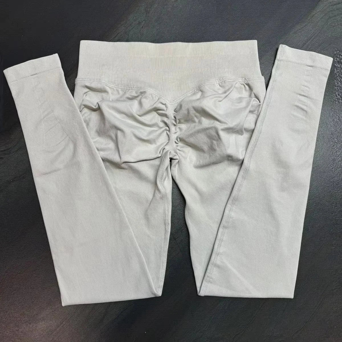 No Logo Scrunch Bum Gym Legging for Women Low Waistband Seamless Yoga Legging Workout Yoga Pants Push Up Sports Tights