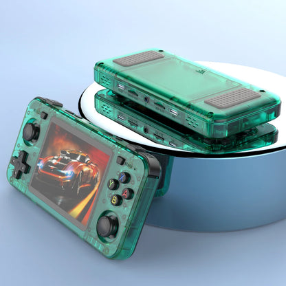 15000+ Ready Games! 3.5" IPS Retro Handheld Console RK3326, 3000mAh Long Play original ARKOS Blue R36H 64GB 128GB