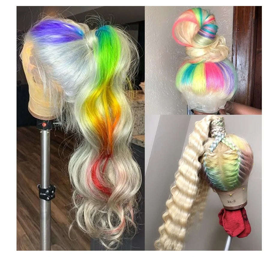 613 Hd 13x4 13x6 360 Lace Frontal Wig Lace Wig Honey Blonde Lace Front Wig Colored Human Hair Brazilian Body Wave Lace Front Wig