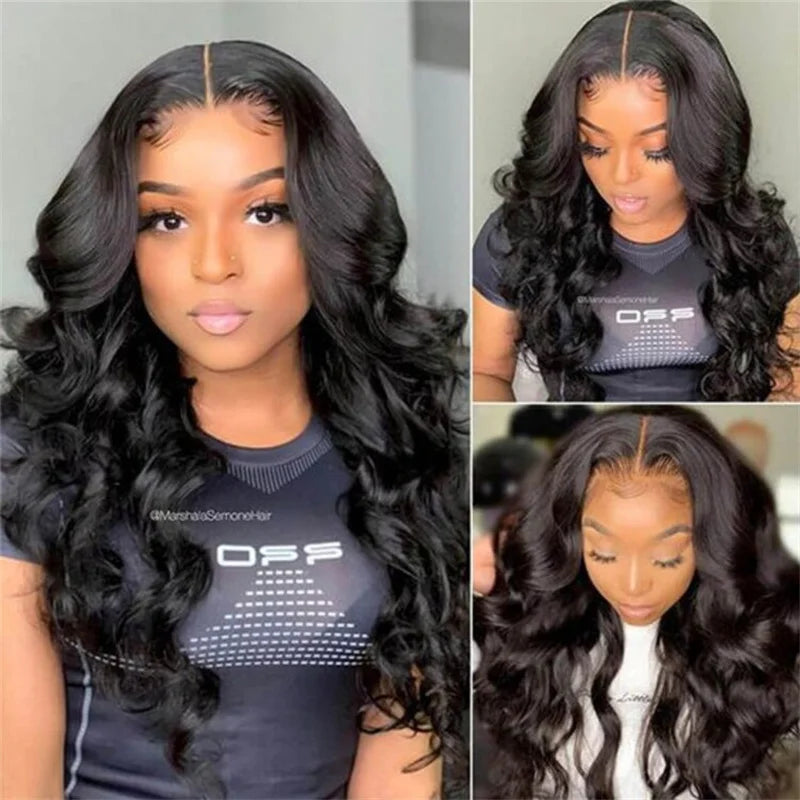 Beautyforever 3D Body Wave Bye Bye Knots Glueless Wig Human Hair Ready to Wear Lace Front Wig 100% Raw Human Hair Wig Drawstring