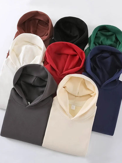 Fleece Men's Women Oversize Casual Sweatshirt Hoodies Couple Unisex Pullover Autumn Winter Loose Cotton Sport Hoody Clothing Top