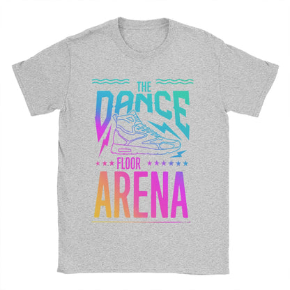 TIL DANCE FLOOR ARENA Men Women T Shirt  Vintage Tee Shirt Short Sleeve Crew Neck T-Shirts Cotton Summer Tops