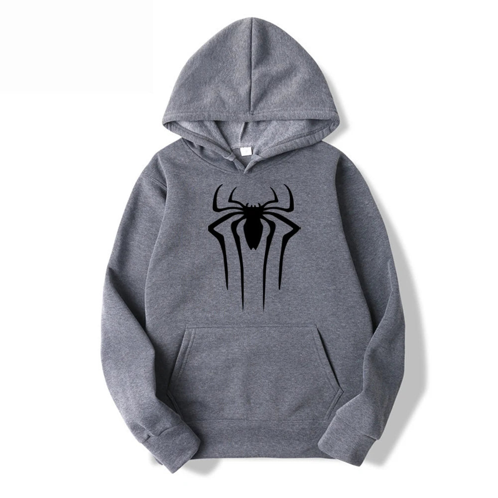 Fashion brand men's hoodie casual hoodie sportswear men's/women's top printed spider hoodie