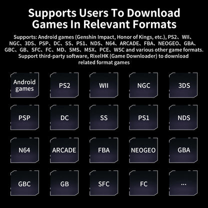 ANBERNIC RG 476H Android Handheld Game Console 4.7"HD Multi-touch Full Screen Hall Triggers Wifi Retro Video Games Player RG476H