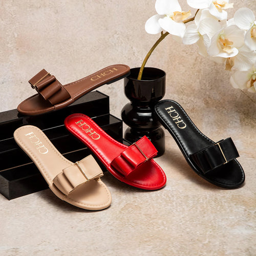 2025 NEW Slippers high quality PU flat women's shoes red shoes luxury brand new listing