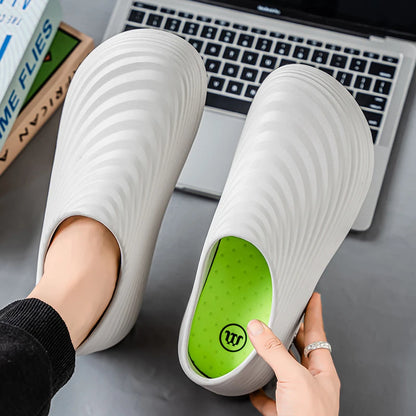 Waterproof Anti-skid Oil Proof Chef Kitchen Shoes Soft Working Footwear Without Steel Cap Clogs Garden Beach Shoes Summer