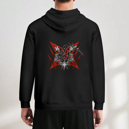 Arlecchino Constellation Design White Hoodie autumn men clothes hooded shirt winter clothes new in hoodies