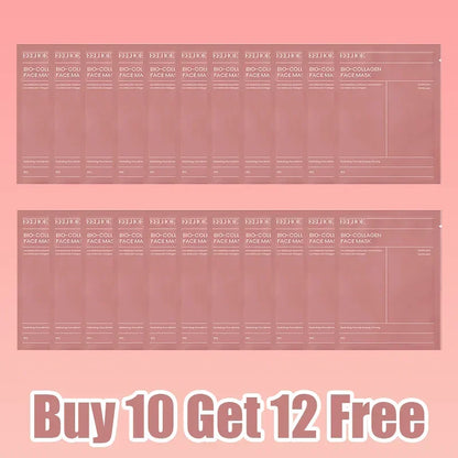 Korean Skincare Custom Bio Collagen Beauty Deep Hydrating Overnight Bio-collagen Face Skin Care Mask Sheet Facial Collagen Mask