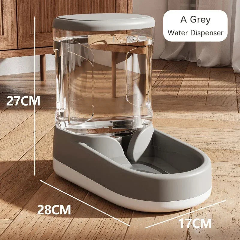All-Size Pet Kit: Adjustable Height Feeder&Dish for Puppy/Senior Cats, Split-Design Non-Electric, Portable Spill-Free Solution