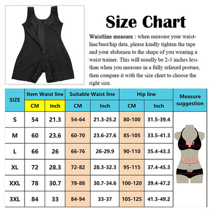 Fajas Reductoras Body Shaper Slimming Sheath Flat Belly Shapewear Tummy Control Bodysuit Postpartum Bodices Girdles Woman Corset