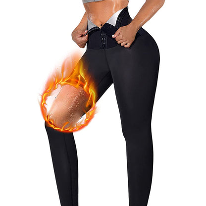 Body Shaper Pants Sauna Shapers Hot Sweat Sauna Effect Slimming Pants Fitness Short Shapewear Workout Gym Leggings Fitness Pants