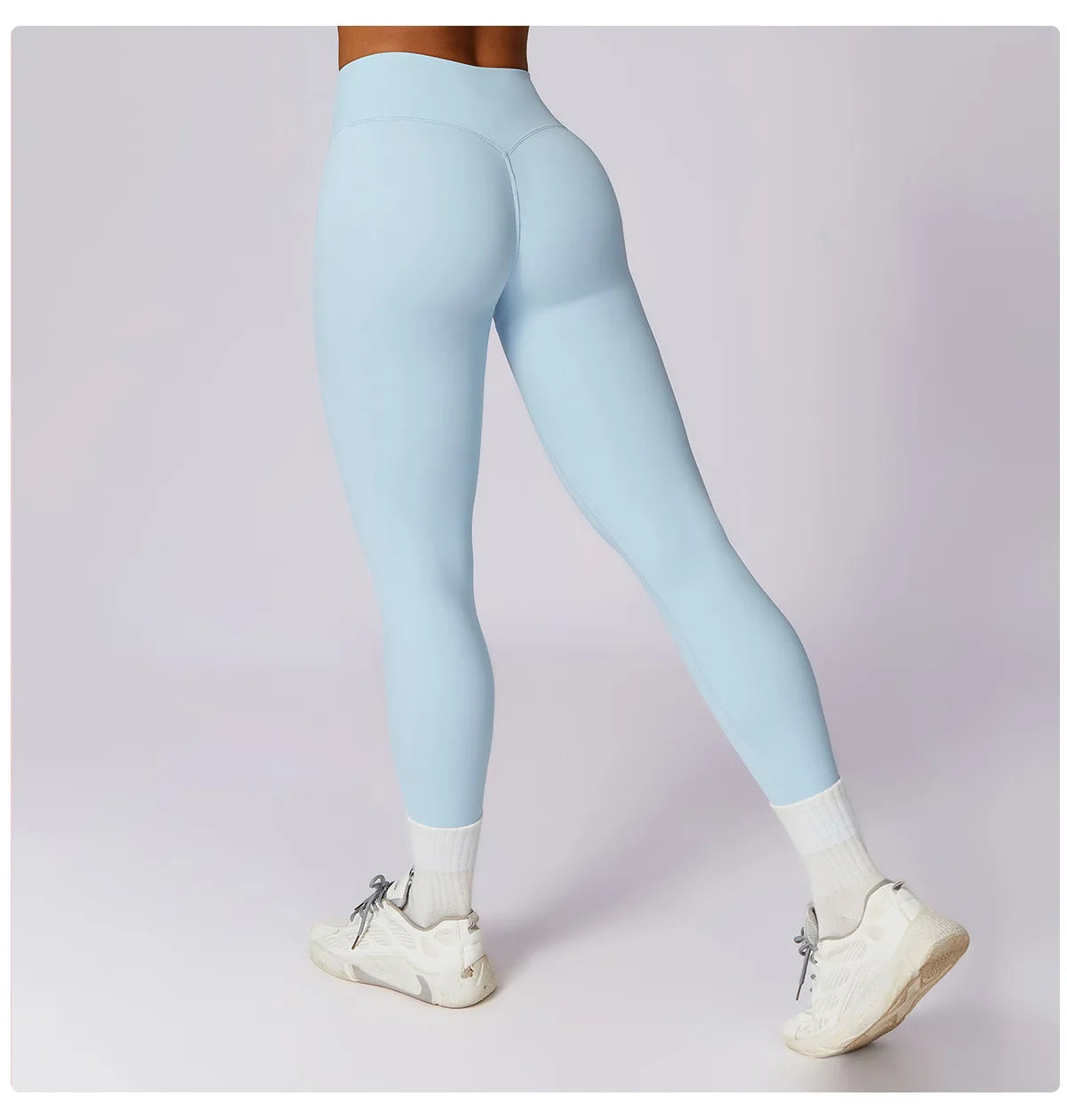 Butt Lifting Running Leggings Women 2025 High Waist Quick-Dry Naked Feel Yoga Pants Tummy Control Outdoor Workout Tights for Gym