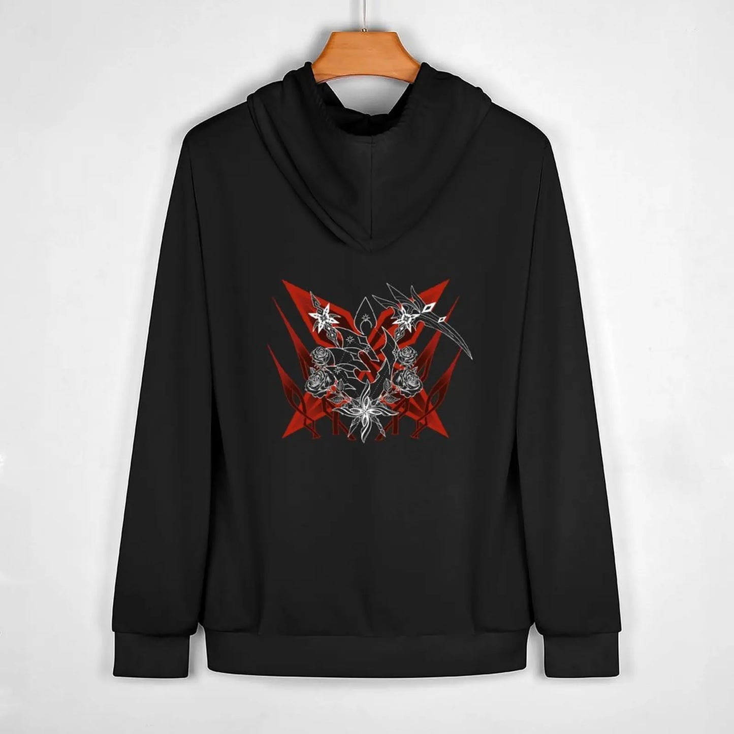 Arlecchino Constellation Design White Hoodie autumn men clothes hooded shirt winter clothes new in hoodies