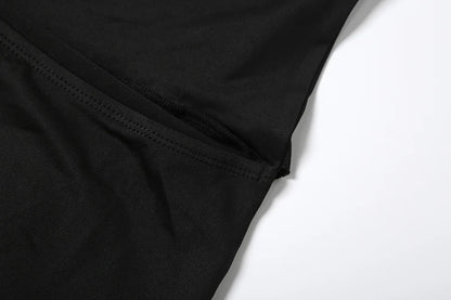 Sisterlinda Sexy High Splits Long Dress Women Halter Deep V-Neck Backless Sleeveless Summer Pool Party Ruched Elegant Vestidos