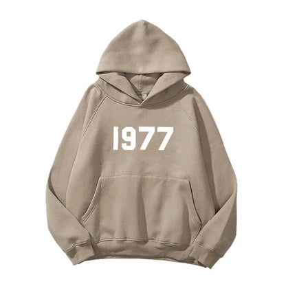 1977 New Fashion Men's and Women's Hoodies Hip Hop Street Brand High Quality Hot Selling Men's and Women's Sports Hoodies