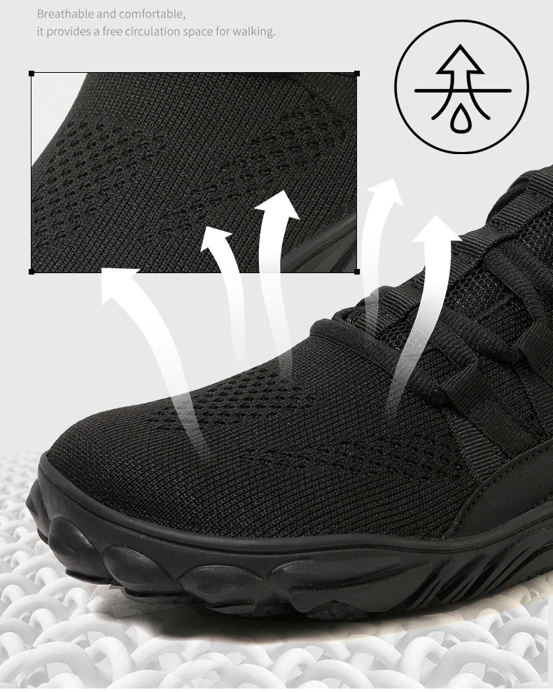 New Hiking Shoes, Plus Size, Couple Outdoor Sports Shoes, Wide Palm, Wide Last Shoes, Barefoot Casual Shoes, Indoor Yoga Fitness